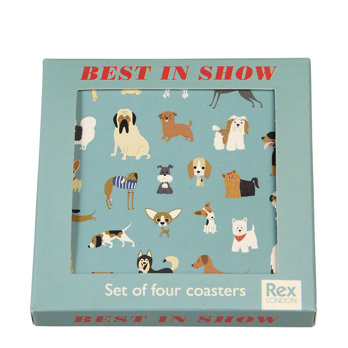glasuntersetzer best in show (4-er set)