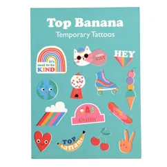 tatouages temporaires top banana (2 feuilles) tatouages temporaires top banana (2 feuilles)