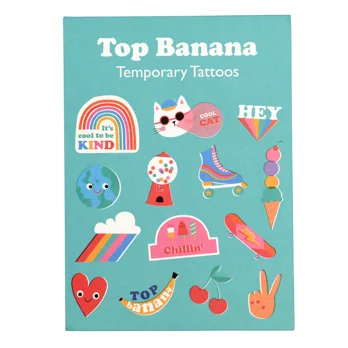 tatouages temporaires top banana (2 feuilles) tatouages temporaires top banana (2 feuilles)
