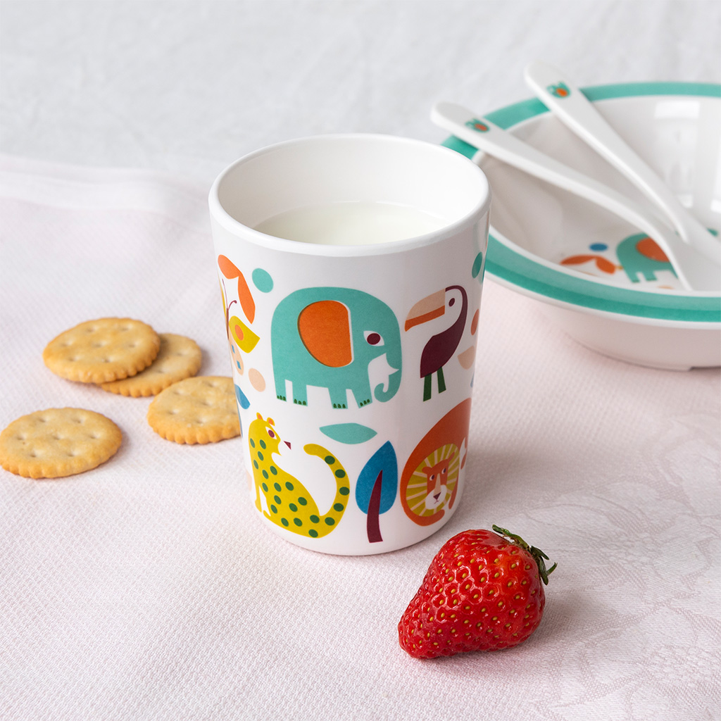 children's melamine beaker - wild wonders