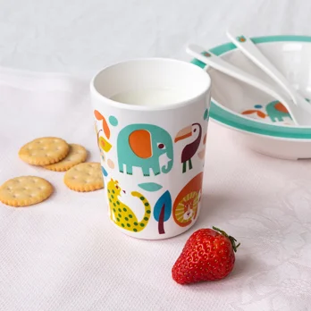 children's melamine beaker - wild wonders children's melamine beaker - wild wonders