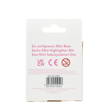 mini-highlighter (6-er set) - bär mini-highlighter (6-er set) - bär