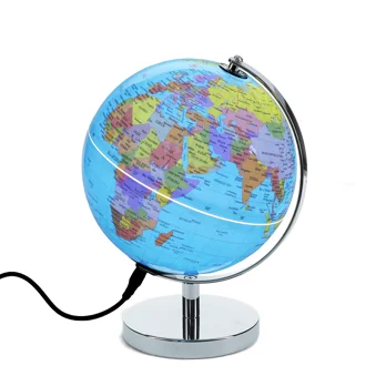 lampe globe terrestre usb (14,2 cm) - classique lampe globe terrestre usb (14,2 cm) - classique