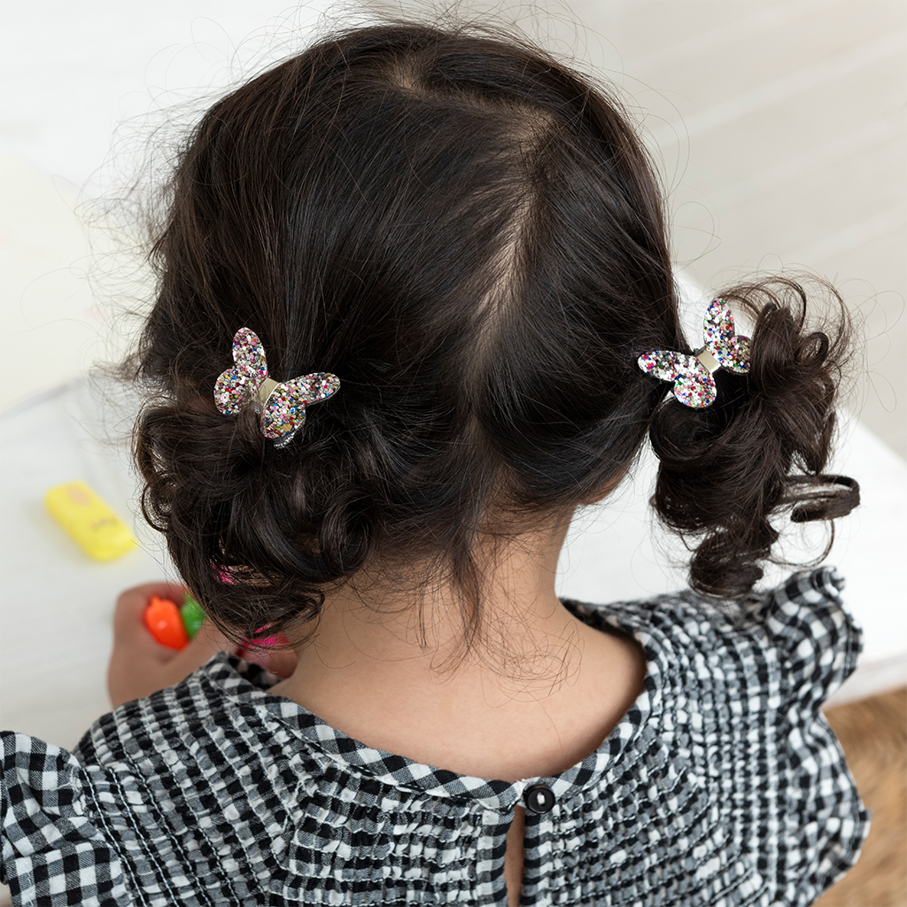 glitter butterfly hair bands (set of 4) - fairies in the garden