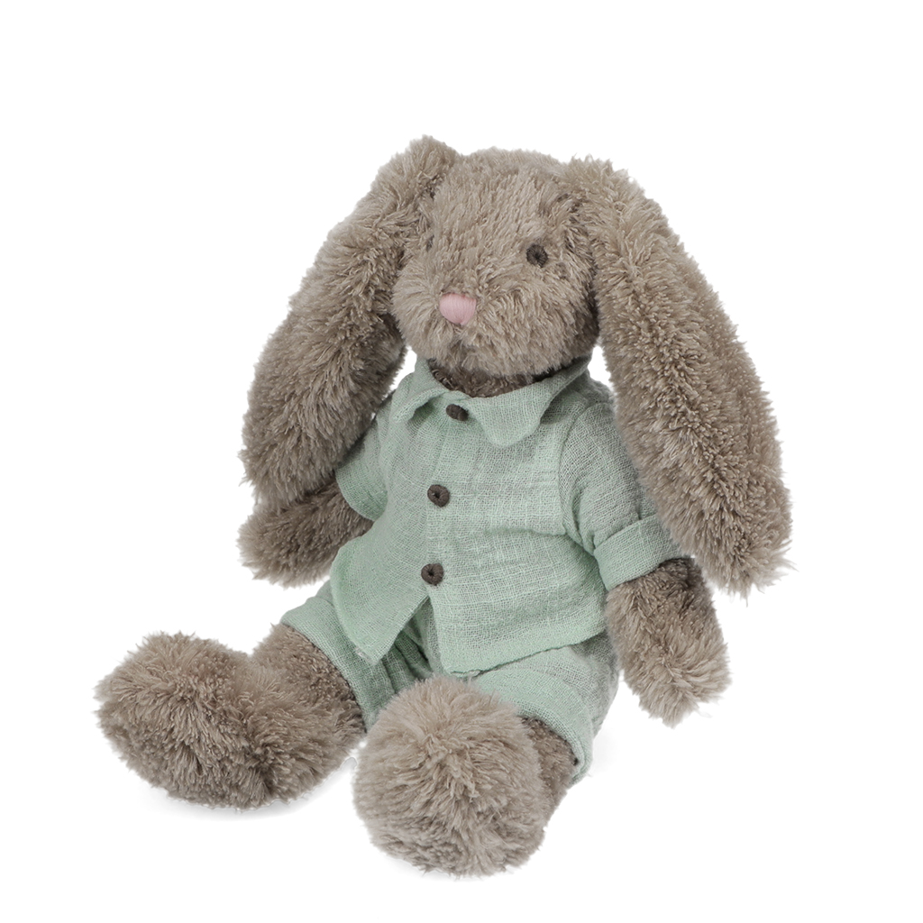 plush toy - bunny in a blue outfit