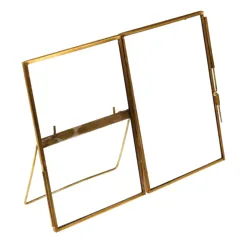 standing brass frame 15x10cm