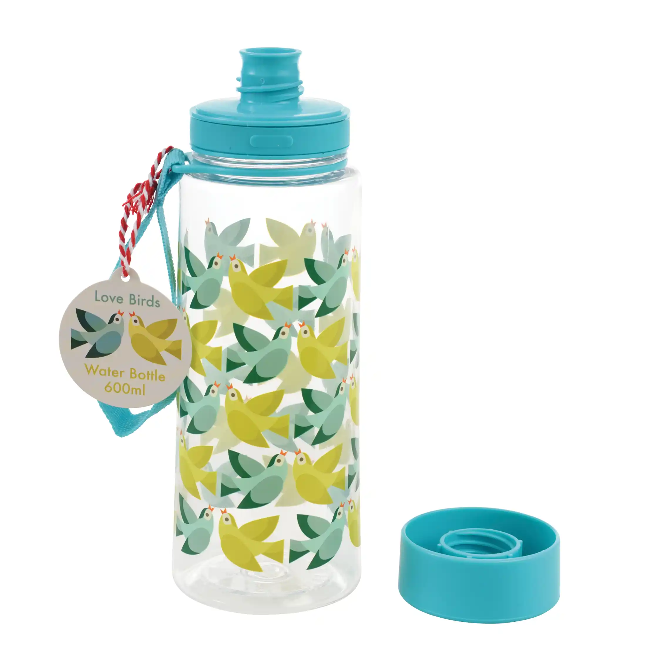 water bottle 600ml - love birds