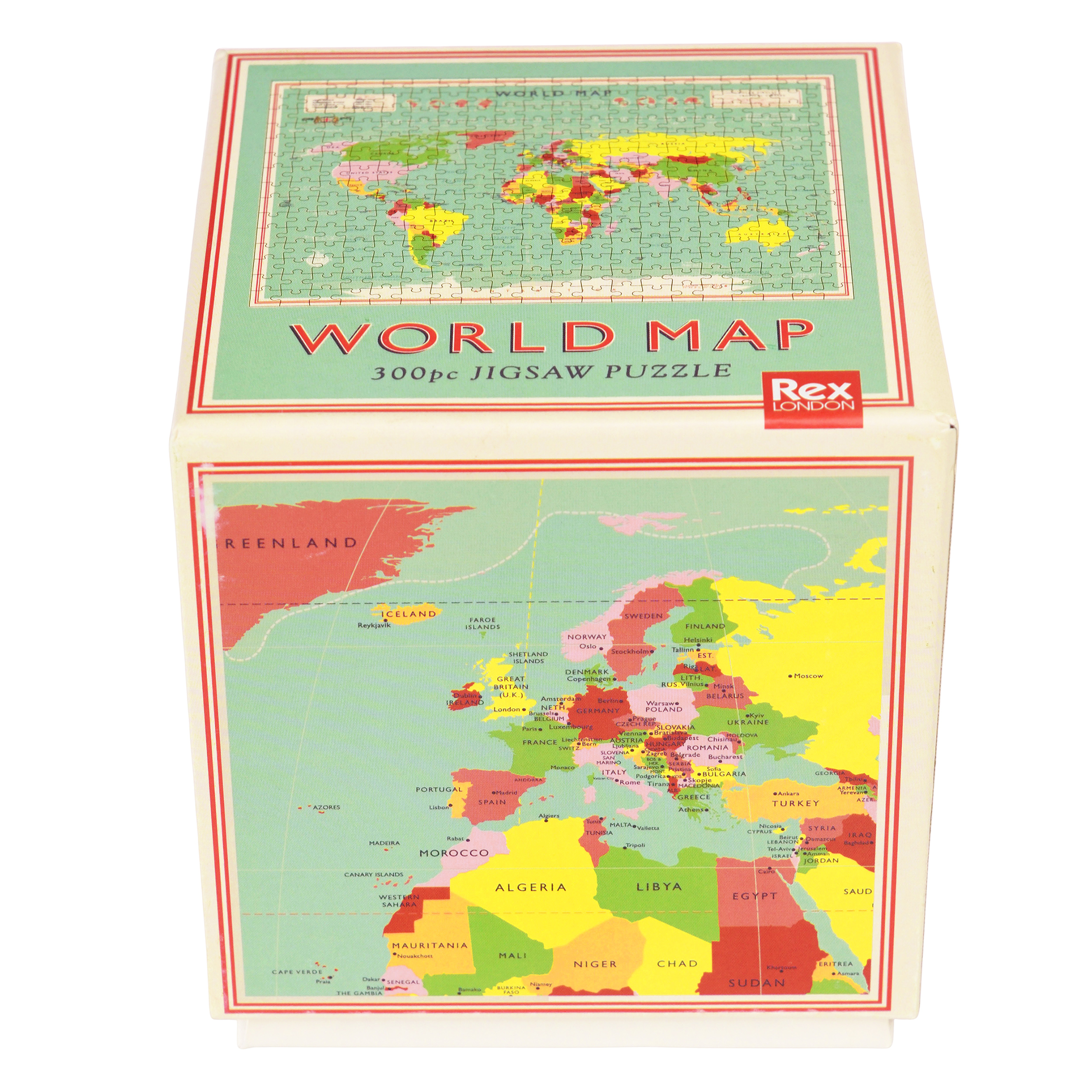 jigsaw puzzle (300 pieces) - world map