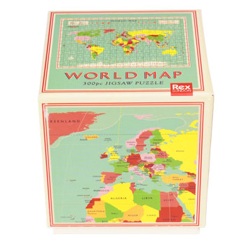 jigsaw puzzle (300 pieces) - world map