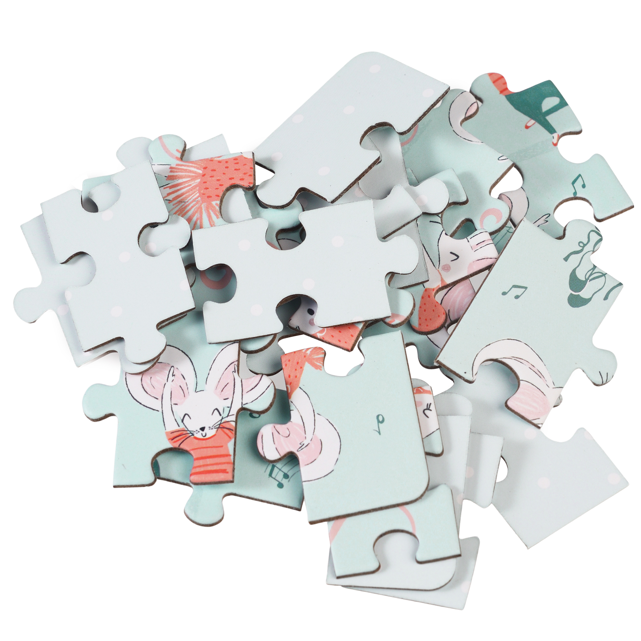mini jigsaw puzzle - mouse ballet