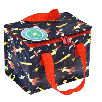 insulated lunch bag - space age rocket insulated lunch bag - space age rocket