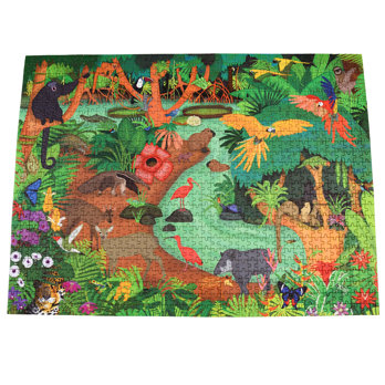 jigsaw puzzle (1000 pieces) - rainforest