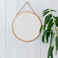 miroir suspendu rond (29cm)