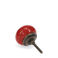 ceramic drawer knob - red