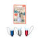 light bulb keyring assorted colours - spirit of adventure