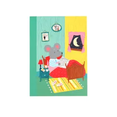 cuaderno a6 mouse in a house
