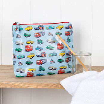 children's wash bag - road trip