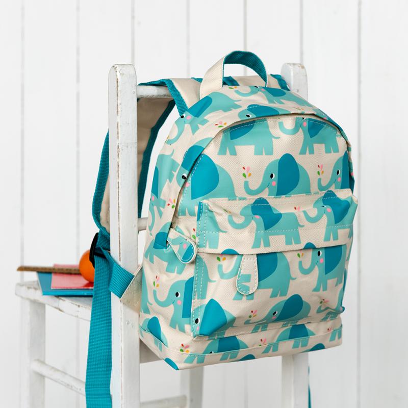 mini children's backpack - elvis the elephant
