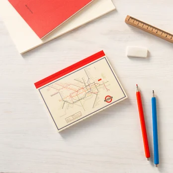 a6 notebook - tfl heritage tube map a6 notebook - tfl heritage tube map