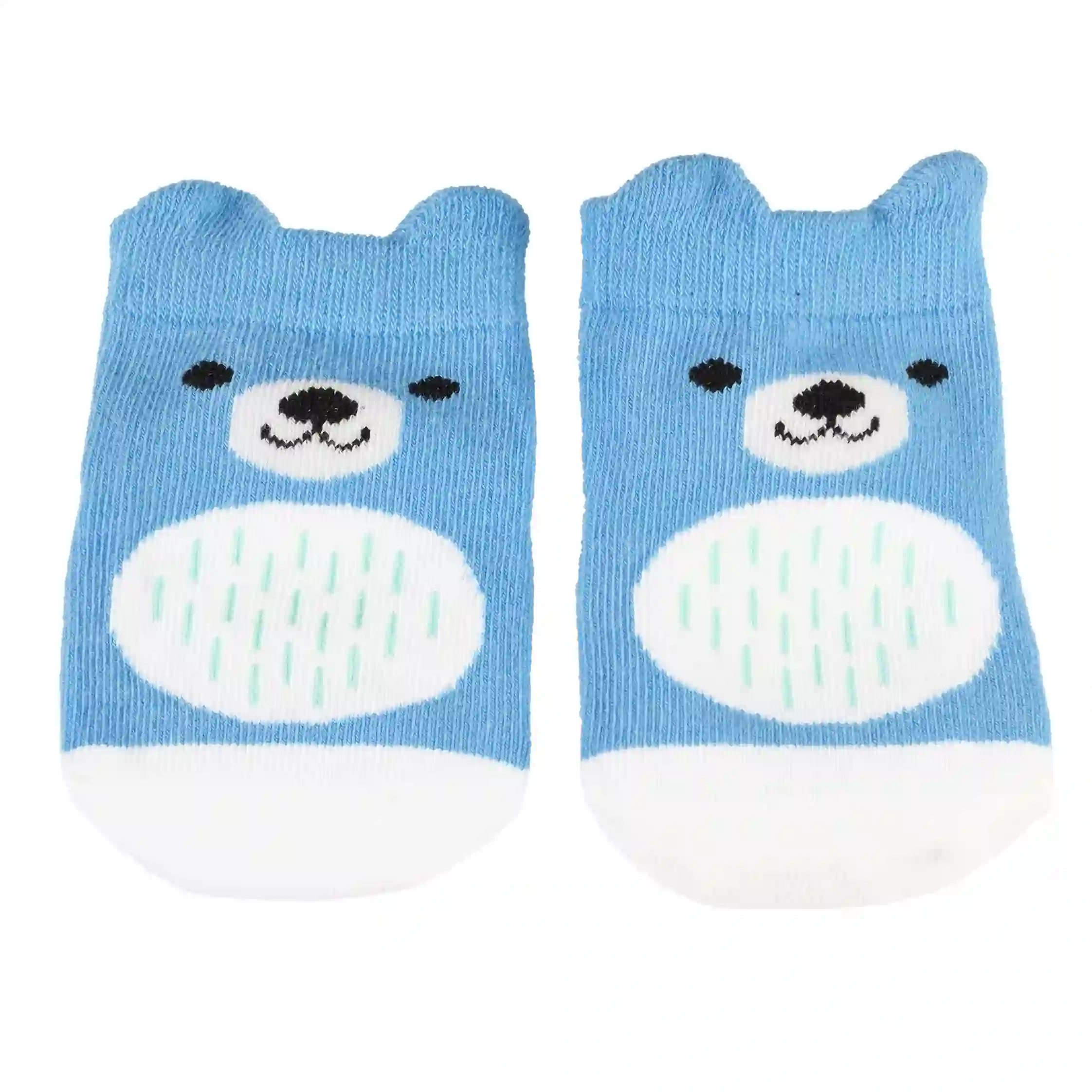 pair of baby socks - bruno the bear