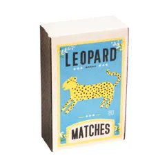 bloc-notes boîte d’allumettes léopard