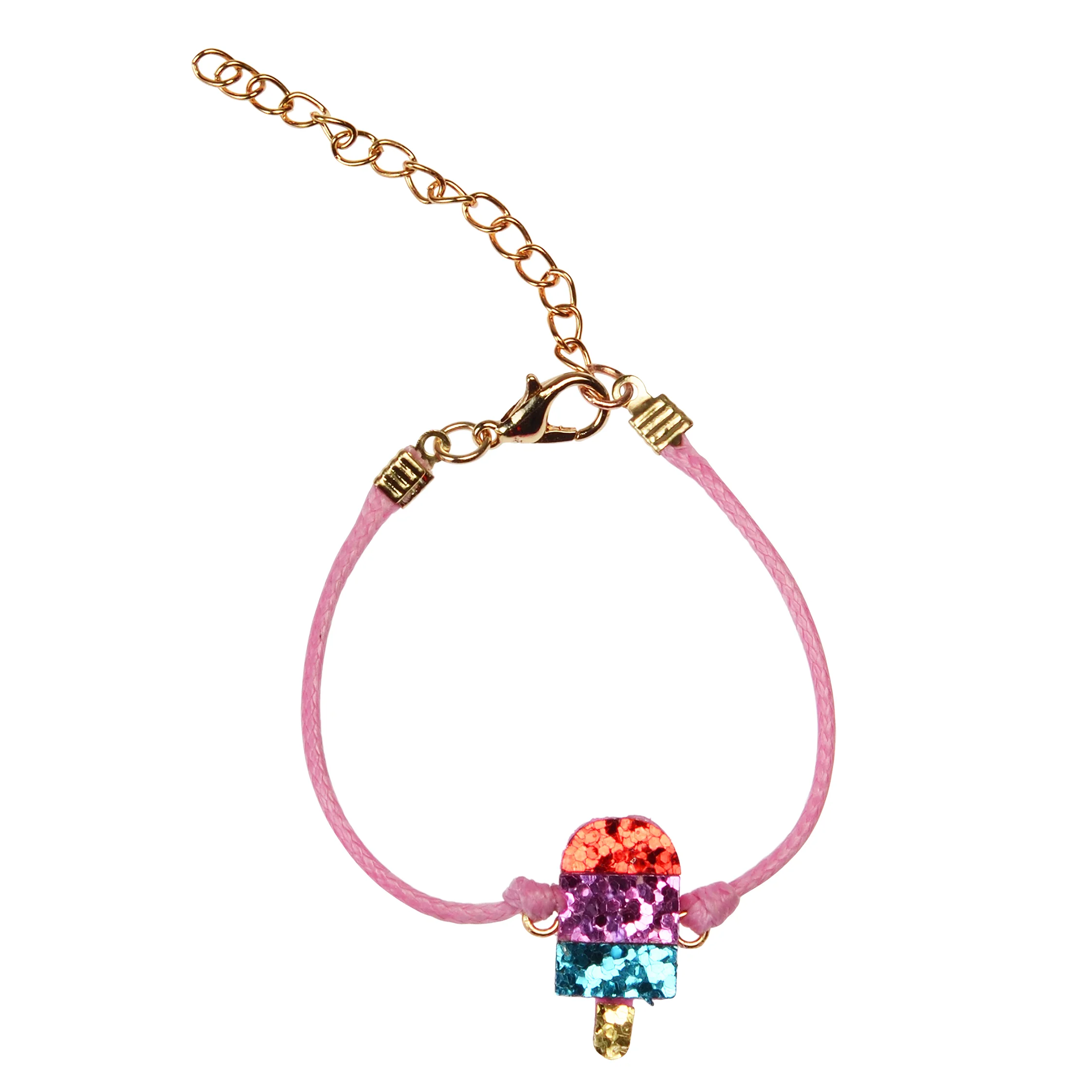 pulsera helado purpurina