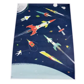 poster phosphorescent space age poster phosphorescent space age