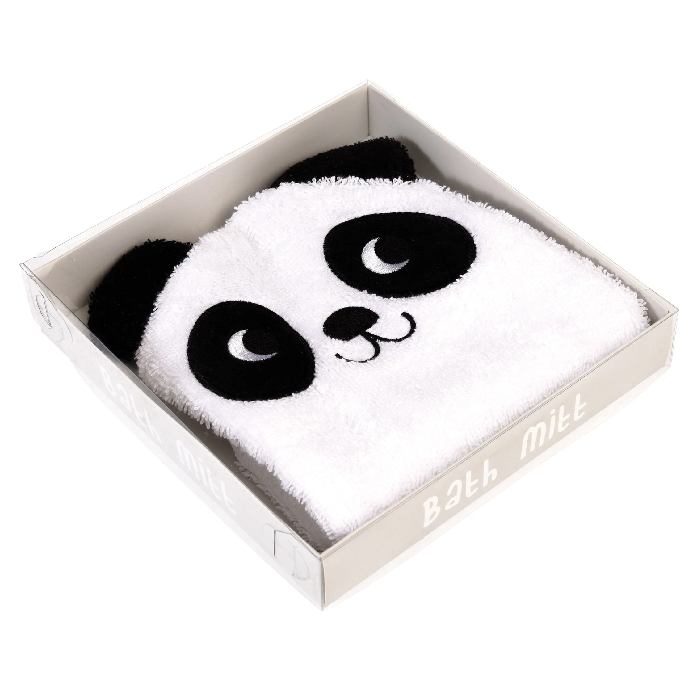 bath mitt - miko the panda