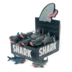 leg-biting shark squeezy toys - assorted leg-biting shark squeezy toys - assorted