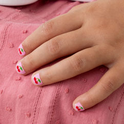 autocollants pour ongles enfant (lot de 100) - cherry