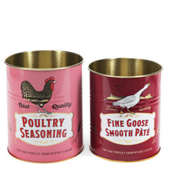 boîtes de rangement moyennes (lot de 2) – countryside flavour