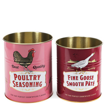boîtes de rangement moyennes (lot de 2) – countryside flavour
