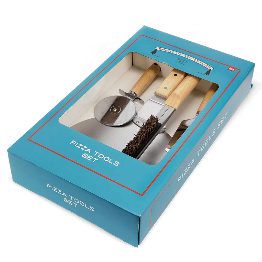 ustensiles à pizza (lot de 4) - spirit of adventure
