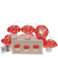 lichterkette mit 10-led-lichtern in pilzform