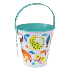 children's tin bucket- wild wonders