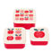 snack boxes (set of 3) - vintage apple