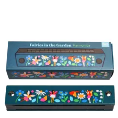 wooden harmonica - fairies in the garden wooden harmonica - fairies in the garden