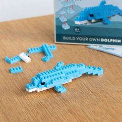 build your own animal model brick kit - dolphin
