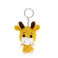 crochet keyring bag charm - giraffe