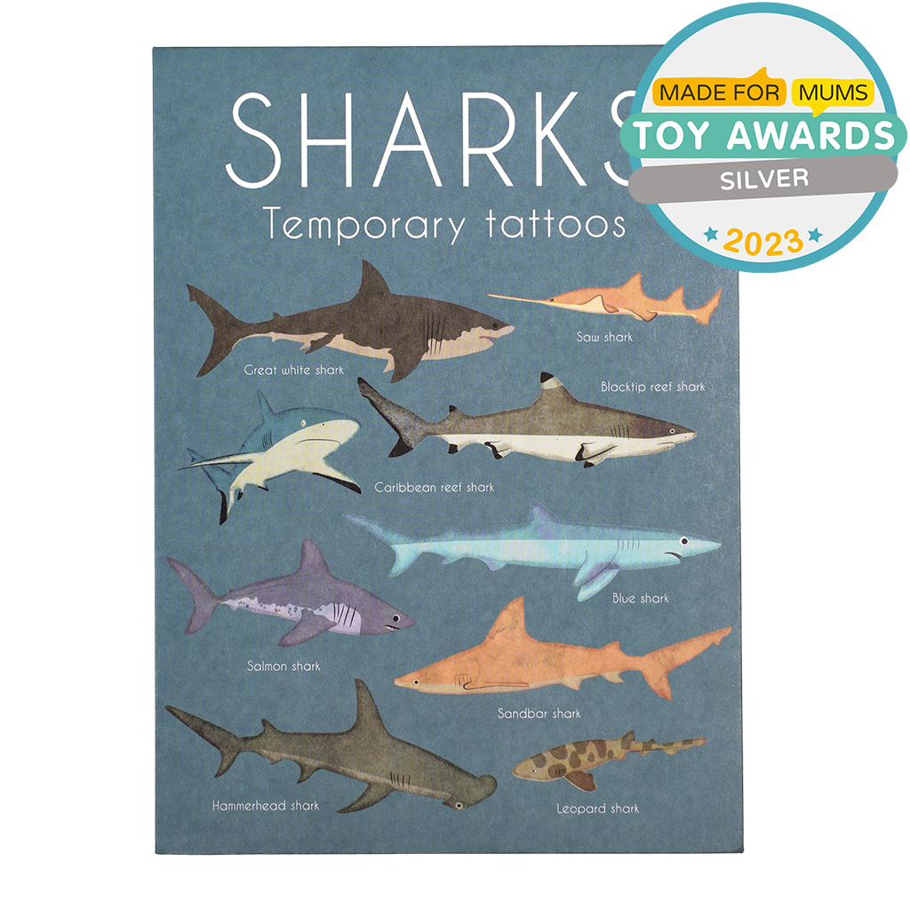 abwaschbare tattoos haie (2 bögen)
