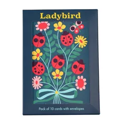 greetings cards (pack of 10) - ladybird greetings cards (pack of 10) - ladybird