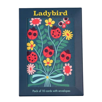 greetings cards (pack of 10) - ladybird greetings cards (pack of 10) - ladybird