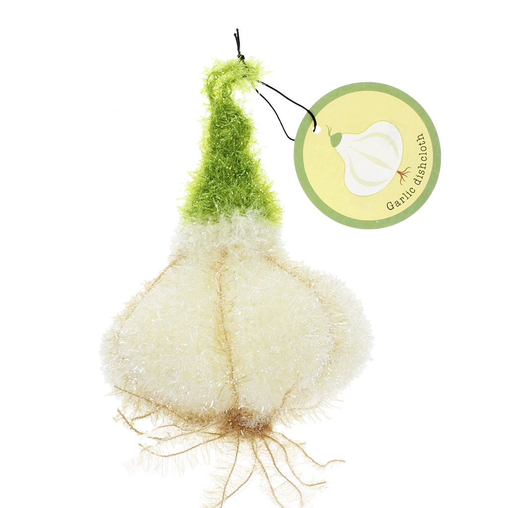 kratzfreies spültuch - garlic