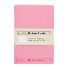 a5 notizheft (2-er set) - pink