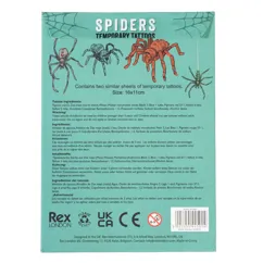 temporary tattoos - spiders temporary tattoos - spiders