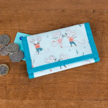 children's wallet - mouse ballet children's wallet - mouse ballet