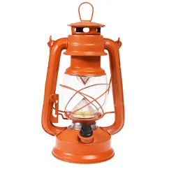 led hurricane lantern - orange led hurricane lantern - orange