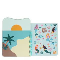 reusable sticker book - mermaid