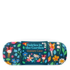 glasses case & cleaning cloth - fairies in the garden