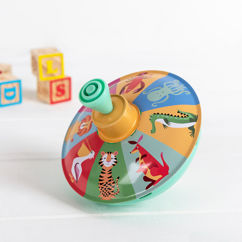 spinning top - colourful creatures